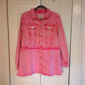 Hot Pink Denim jacket